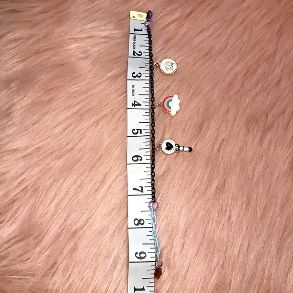 Handmade Crown Rainbow Wand Magical Princess Charm Bracelet - Picture 7 of 7